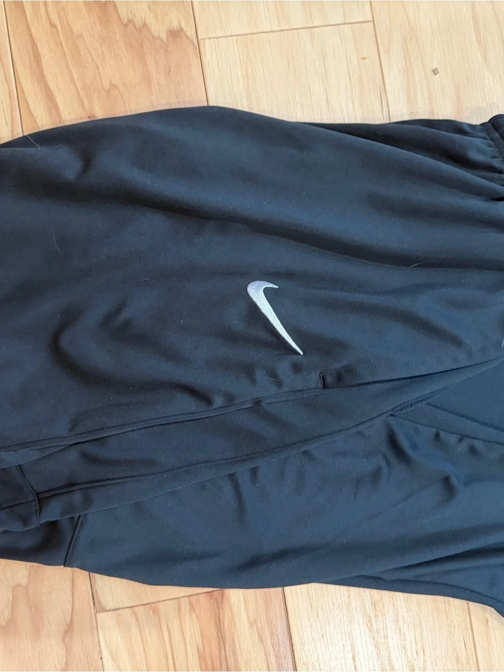Nike Youth Large Black Dri Fit Soccer Training Pants Drawstring 27 Inseam